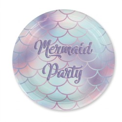 Talerzyki papierowe Mermaid...