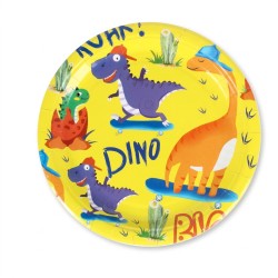 Talerzyki papierowe Dino 18...