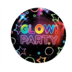Talerzyki papierowe Glow...