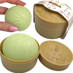 Gniotek antystresowy Pierożek Dumplings w pudełku 1 szt
