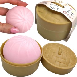Gniotek antystresowy Pierożek Dumplings w pudełku 1 szt