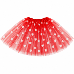 Strój Myszka Minnie tutu 4 elementy czerwony dla dziewczynki
