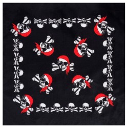 Bandana piracka czarna w...