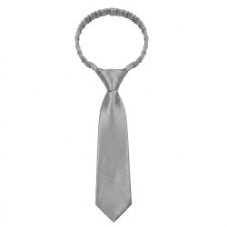 Krawat dziecięcy szary 30 cm