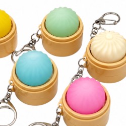 Brelok antystresowy dumpling pierożek LED 4x4,5 cm