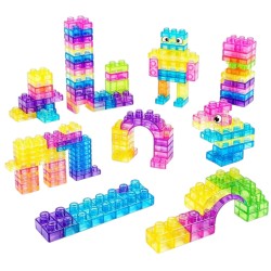 Klocki żelowe gniotki Magic Gummy Block 40 elementów