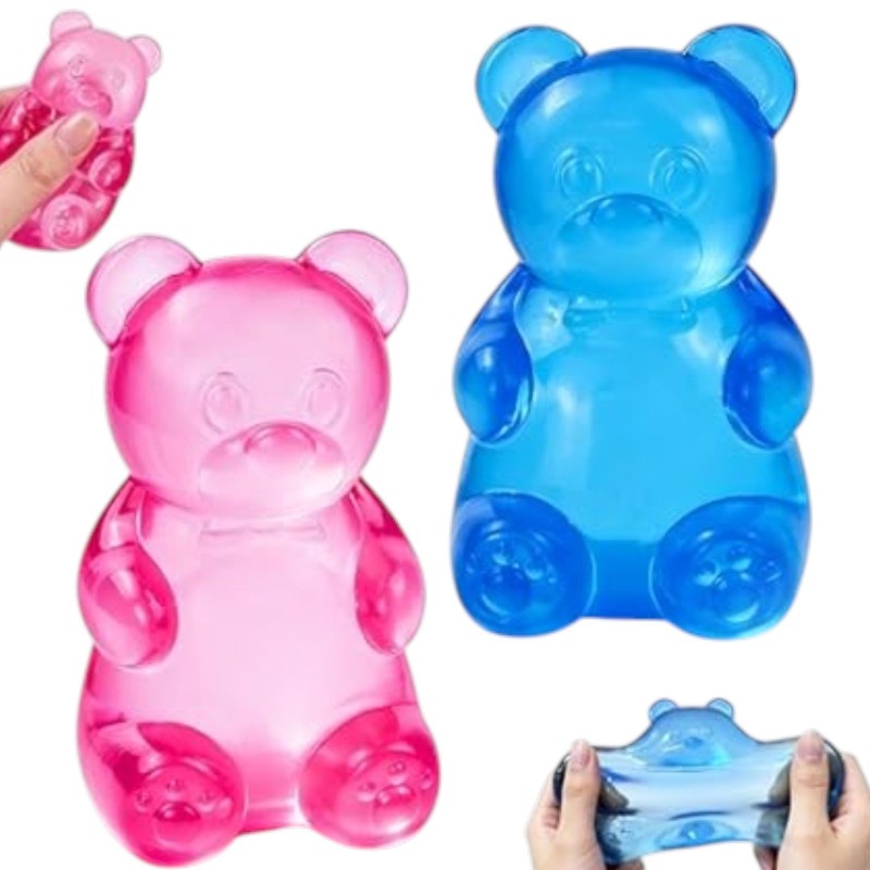 Gniotek żelowy miś 6x4 cm Gel Bear 1 szt