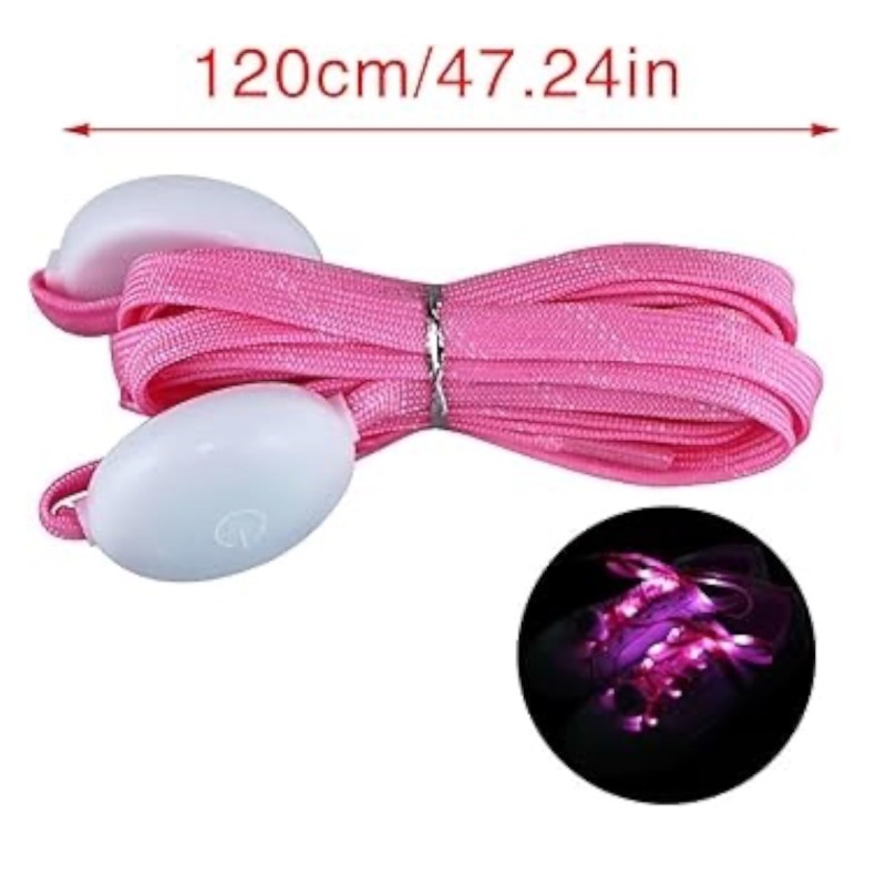Świecące sznurówki LED 1 para 120 cm do butów imprezowych