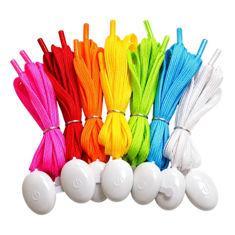 Świecące sznurówki LED 1 para 120 cm do butów imprezowych
