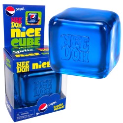 Gniotek żelowy Nice Cube kostka lodu niebieska 7,5 cm