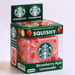 Gniotek kostka żelowa brokatowa 6x6x6 cm antystres