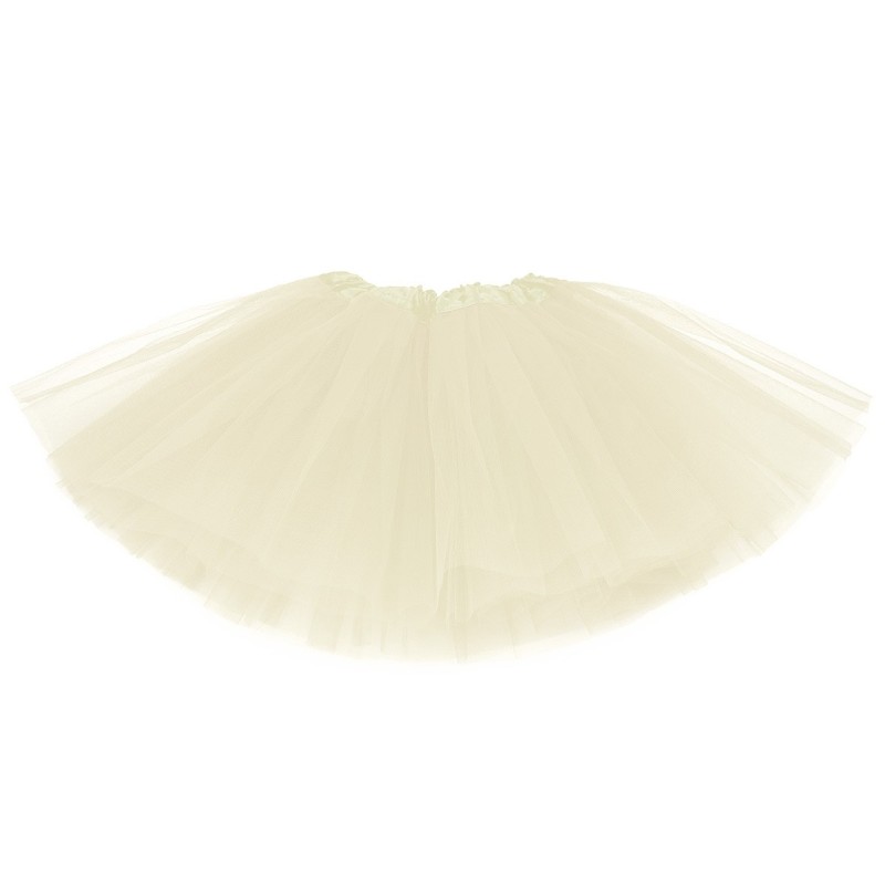 Waniliowa Kremowa spódniczka w stylu tutu 30cm