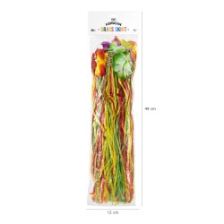 Spódniczka hawajska kolorowa Aloha 40 cm 1 szt.