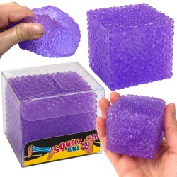 Gniotek żelowy kostka 4x4x4 cm do rehabilitacji dłoni