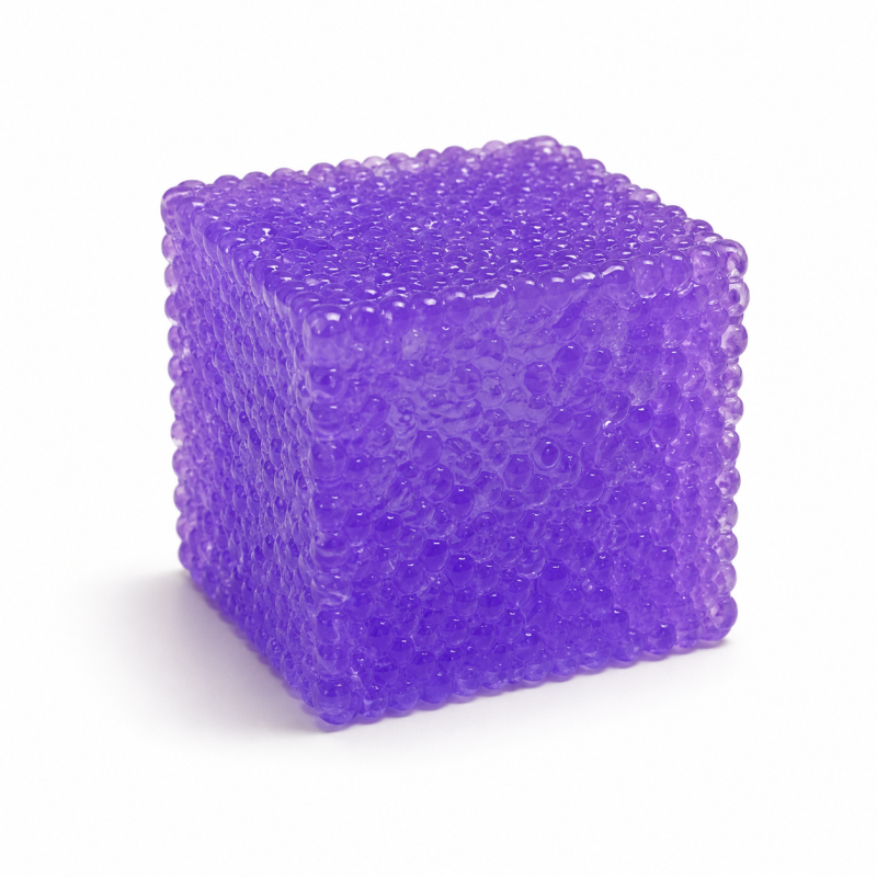 Gniotek żelowy kostka 4x4x4 cm do rehabilitacji dłoni