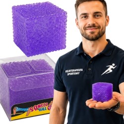 Gniotek żelowy kostka 4x4x4 cm do rehabilitacji dłoni