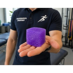 Gniotek żelowy kostka 4x4x4 cm do rehabilitacji dłoni