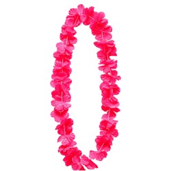 Naszyjnik kwiatowy Aloha różowy lei 100 cm