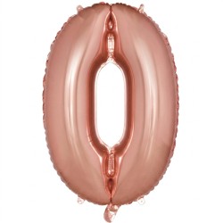 Balon foliowy cyfra różowe...
