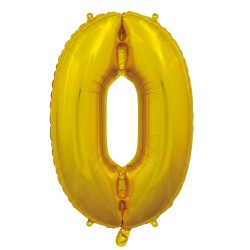 Balon foliowy cyfra złoty...