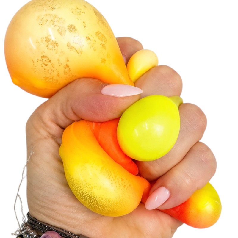 Gniotek piankowy rozgwiazda z oczkami 10 cm sof touch 1 szt.