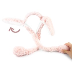 Opaska królicze ruchome uszy pastelowe kigurumi 1 szt.